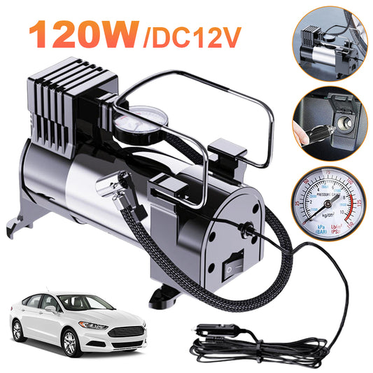 12V Heavy Duty Air Compressor Car Tyre Inflator Portable Electric Inflator Tyre image 0