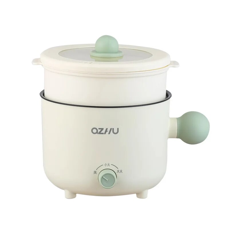 Electric Rice Pot Multicooker Hotpot Stew Heating Pan Noodles Eggs Soup Steamer image 1