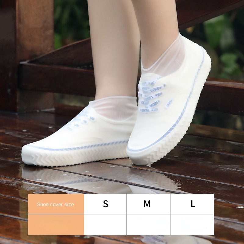 Reusable Waterproof Rain Shoes Covers Silicone Outdoor Rain Boot Overshoes Walk image 5