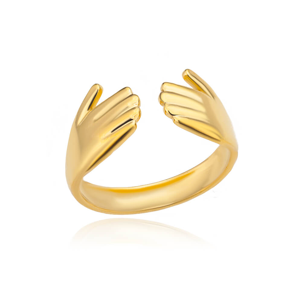 48 Style Women Stainless Steel Rings Gold Color Hollow Out Geometric Open Ring  image 28