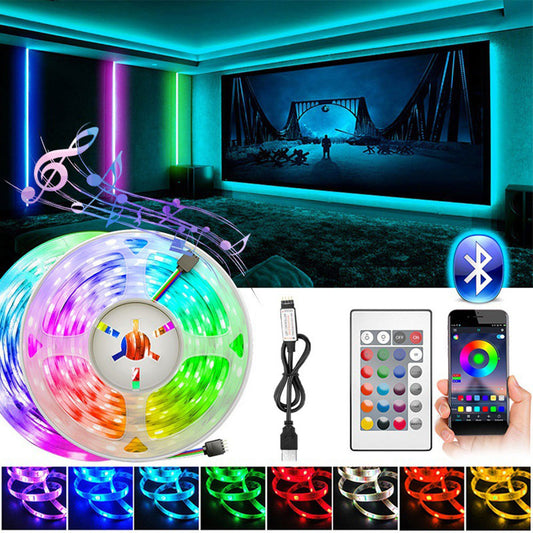 RGB 5050 Led Strip Lights Smart Home TV USB Wall Lamps Ramadan Decoration 2023 image 0