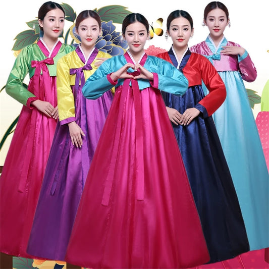 Women Hanbok Dress Korean Fashion Ancient Costumes Traditional Party Asian Pala image 0