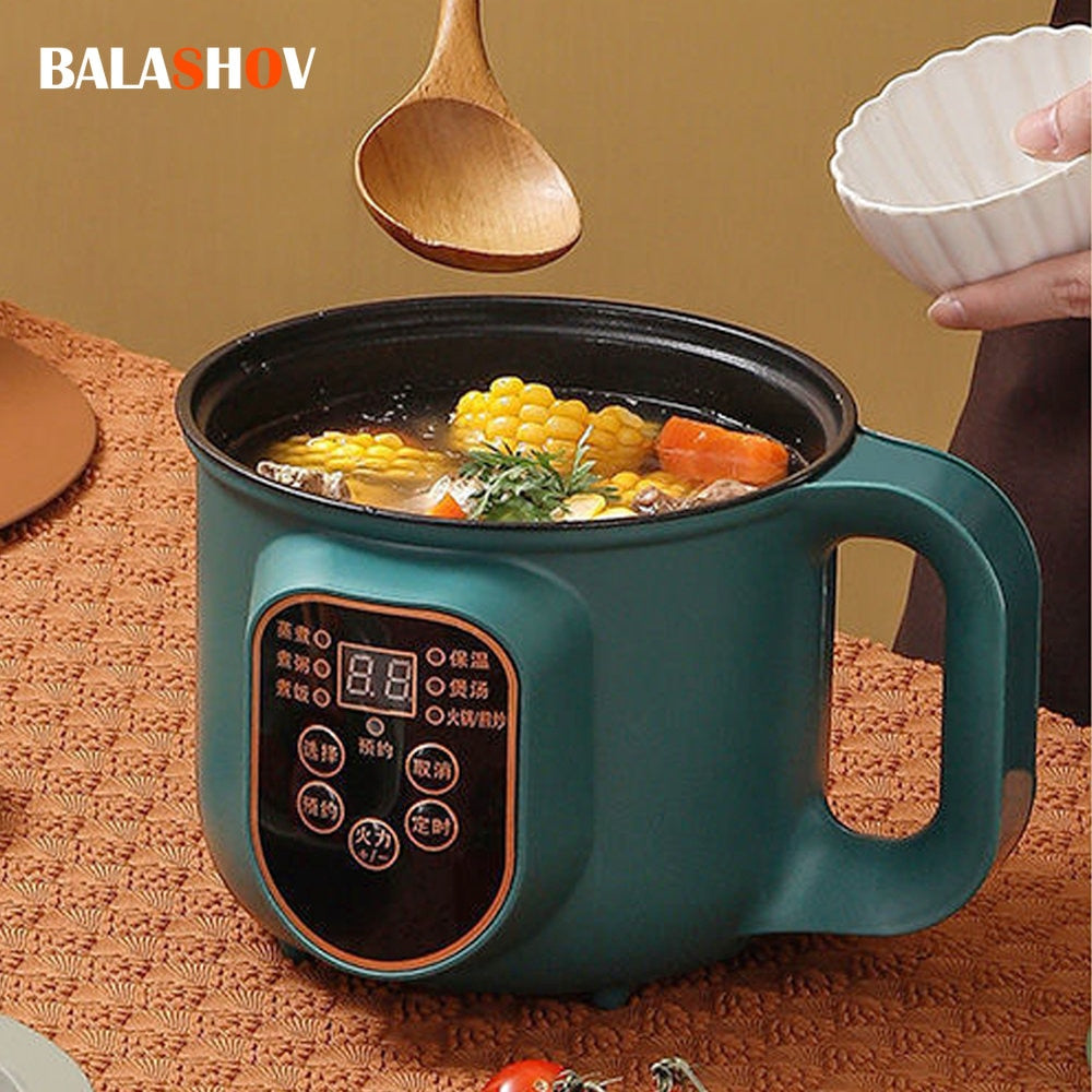 Electric Hot Pot Cooker Multicooker Hotpot Stew Heating Eggs Soup Pan Noodles image 1