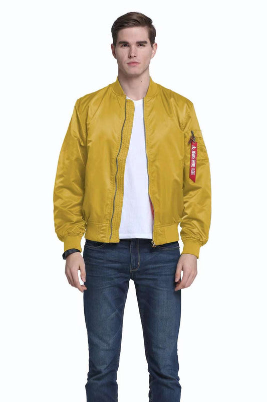 Men MA1 Jackets Autumn Quality Nylon American Military Uniform Aviator Unisex C image 0