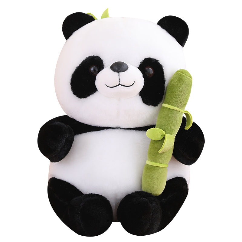 25cm Kawaii Panda With Bamboo Soft Stuffed International Favorite Dolls Birthda image 2