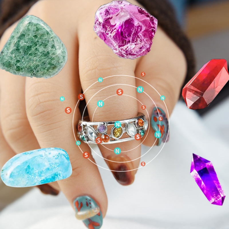 Women Torina Crystal Quartz Ionix Ring Ionix Therapy Quartz Crystal Ring For We image 6
