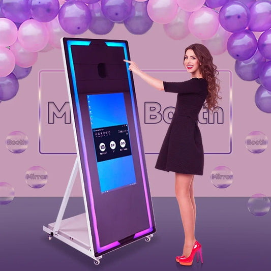 Touch Screen Photobooth Portable Mirror Magic Machine for Wedding Party Activit image 0