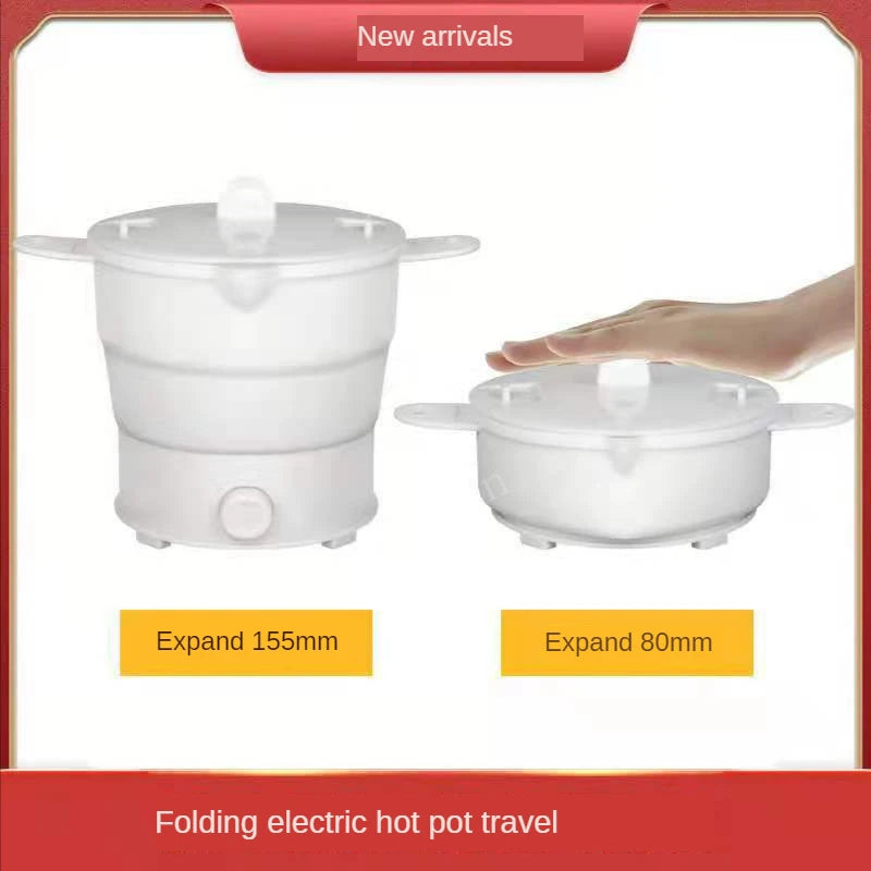 Folding  Cooker Pot Multifunction Mini Hot Rice  Student Dormitory Noodle  Kitc image 2