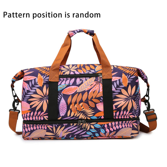 Travel Bag Male Female Large-Capacity Hand Luggage Dry-Wet Separation Sports Fi image 0