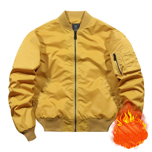 Spring Bomber Jacket For Men Women Padding Military Jacket Varsity Baseball Coa image 0