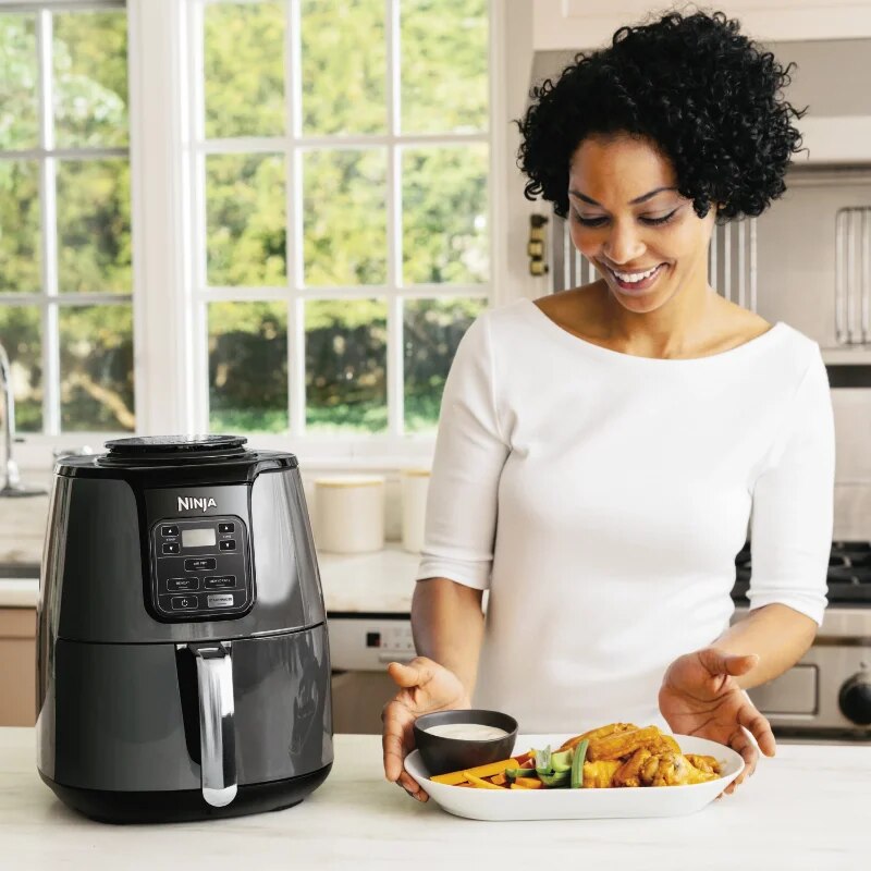 Ninja 4QT Air Fryer, Black, AF100WM air fryers  kitchen accessories  air fryer image 4