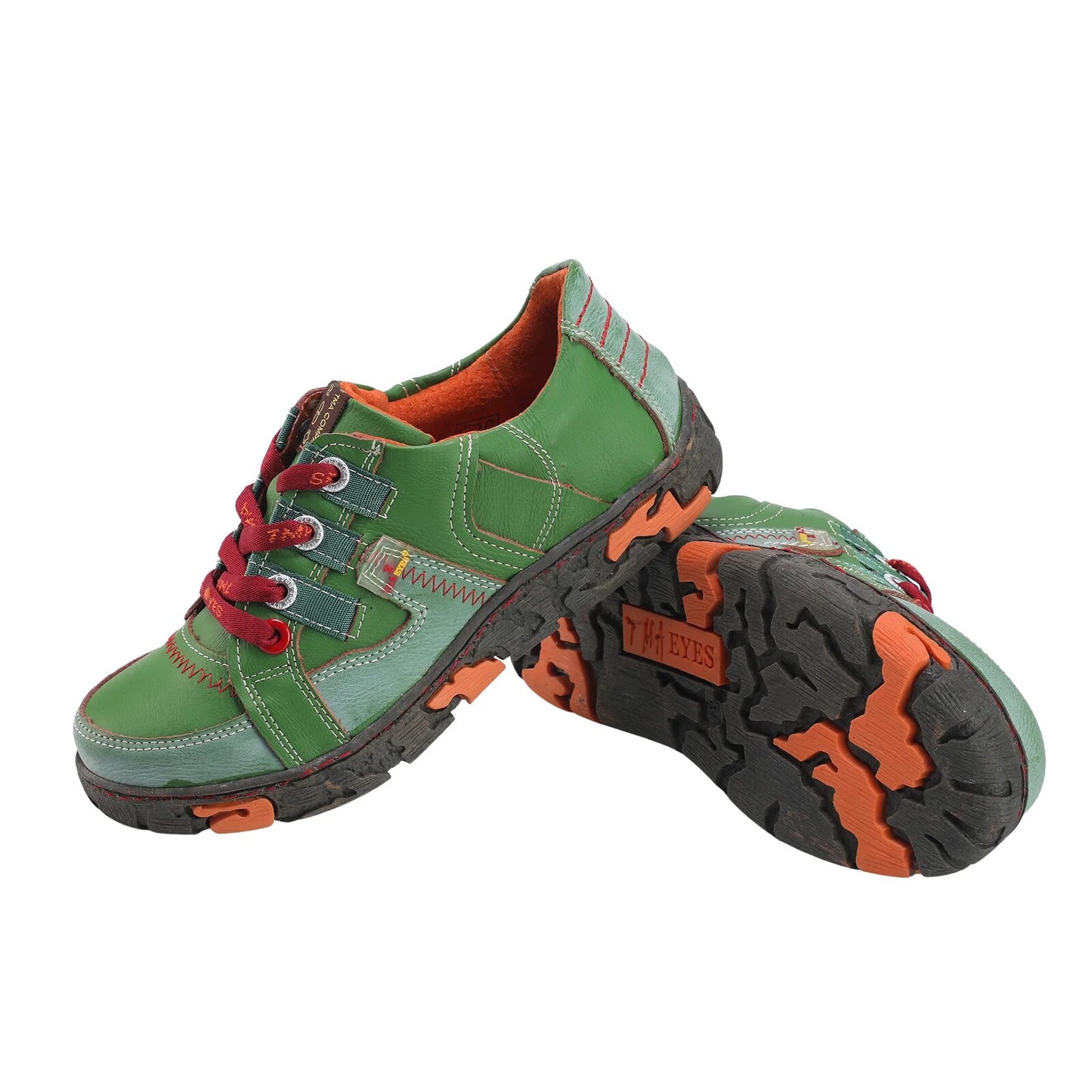 Genuine Leather Women's Flat Sneaker Shoes for Outdoor image 7