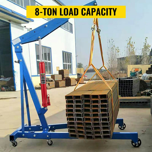 VEVOR Hydraulic Jack 3 /4/8/12 Ton Car Hydraulic Long Ram Jack Manual Engine Li image 0