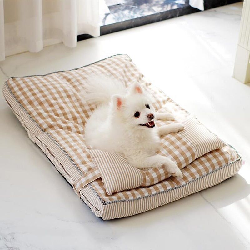 Pet Dog Bed Soft Lounger Pet Bed House for Dogs Cats Cozy Sleeping Sofa Warm Pu image 4