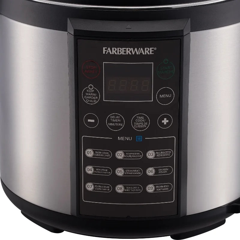 Farberware Programmable Digital Pressure Cooker, 6 Quart image 2