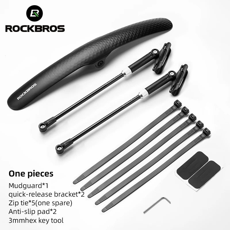 ROCKBROS Bicycle Mudguard Bike Fender PP Soft Plastic Mudguard Strong Toughness image 2