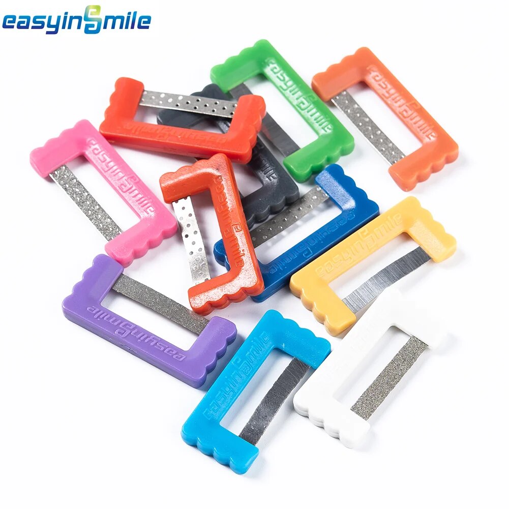 9 Size EASYINSMILE Orthodontic Interproximal Reduction Strips Dental IPR Kit Po image 5