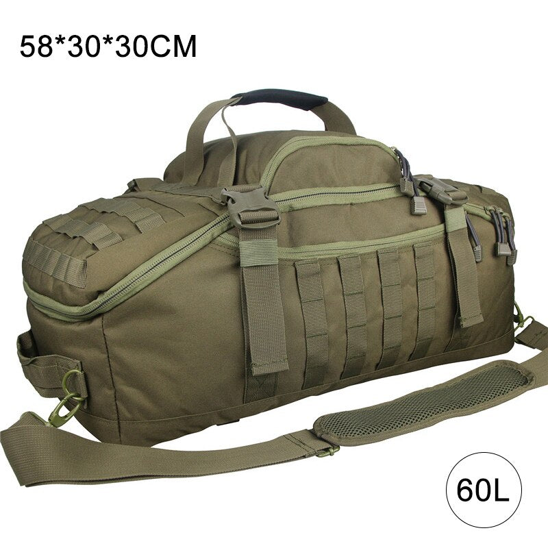 40L 60L 80L Waterproof Travel Bags Large Capacity Luggage Bags Men Duffel Bag T image 7