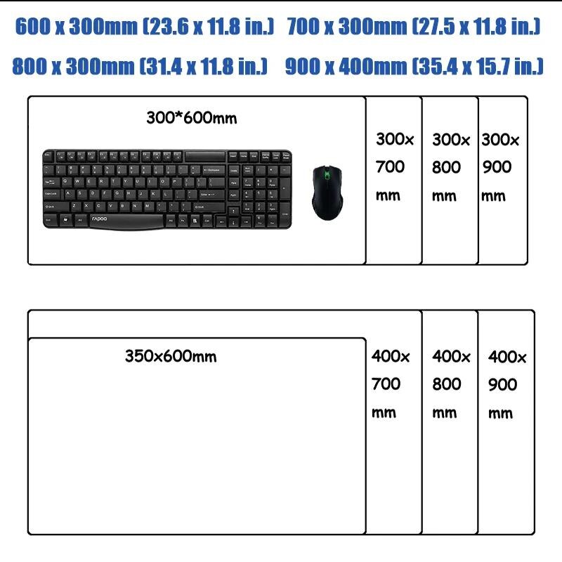Japanese Dragon Large Gaming Mousepad XXL Keyboard Gamer Mouse Pad on The Table image 6