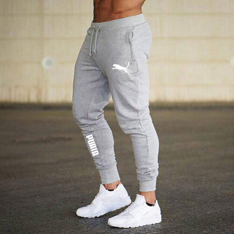 2024New Men Sweatpants Autumn Winter Print Fleece Warm Jogging Pants Male Outdo image 0