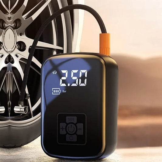 PECHAM Wireless Car Air Compressor Air Pump Electric Tire Inflator Pump for Mot image 0