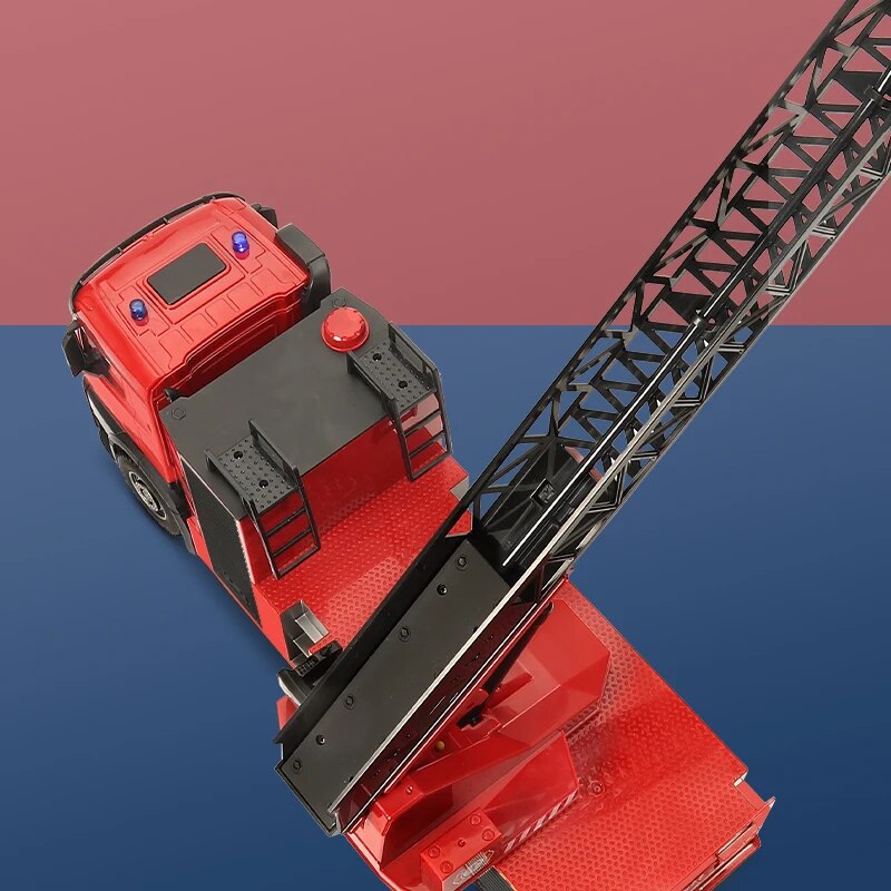 2020 version 22 channels 1/14 scale Huina 1561/1562 RC Fire Truck with ladder/w image 6