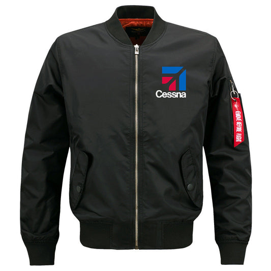 Streetwear Outdoor Military Aviation Pilots Cessna Ma1 Bomber Flight Jacket Coa image 0