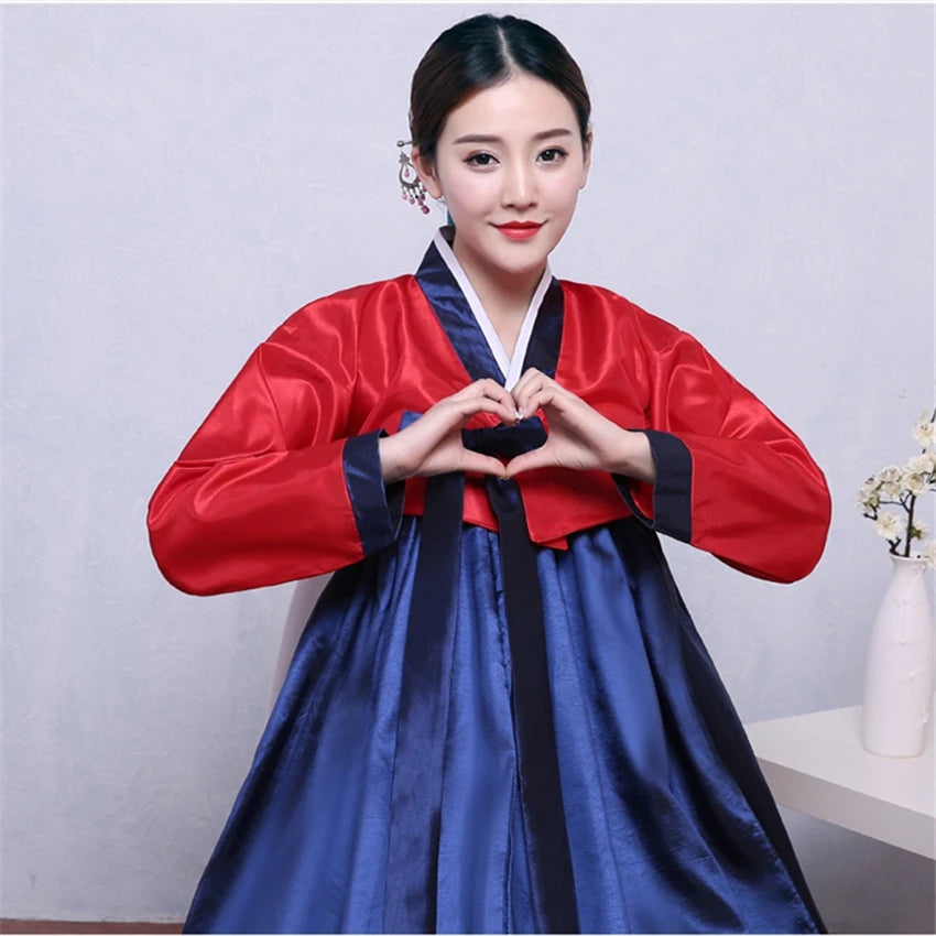 Women Hanbok Dress Korean Fashion Ancient Costumes Traditional Party Asian Pala image 12