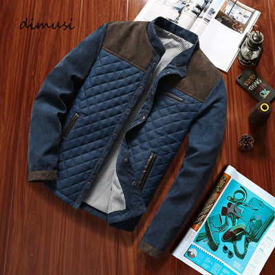 DIMUSI Autumn Winter Mens Bomber Jacket Casual Men Outwear Windbreaker Jacket M image 0