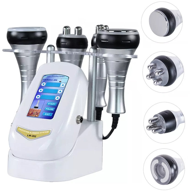 40KHZ 4IN1 Cavitation Ultrasonic Body Slimming Machine RF Beauty Device Facial image 1