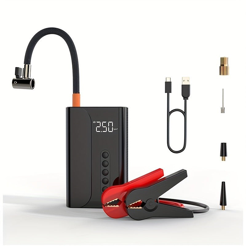 Portable Car Jump Starter with Air Compressor,150PSI Air Pump for Car Tires,104 image 1