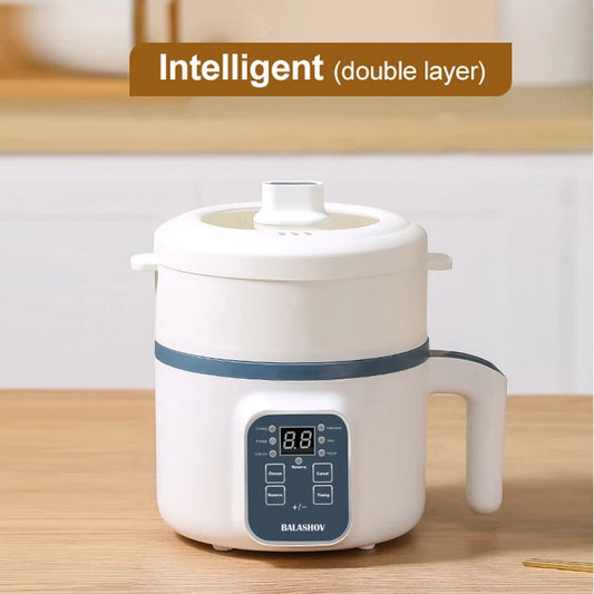 220V Electric Rice Cooker Single Double Layer Multi Cooker Non-Stick Hotpot Pan image 0