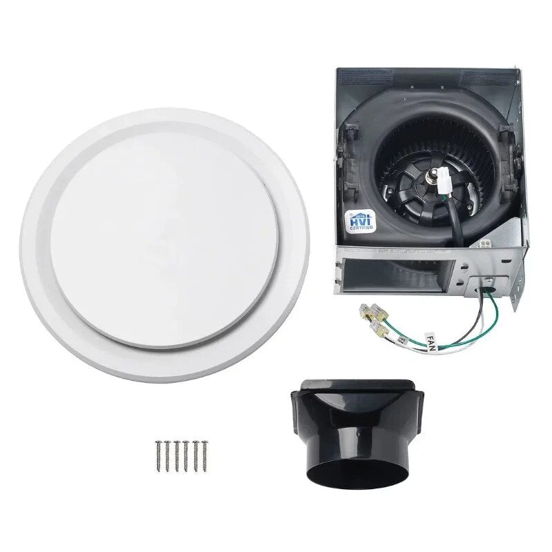 Homewerks 110 CFM Bathroom Ventilation Exhaust Fan, White image 3