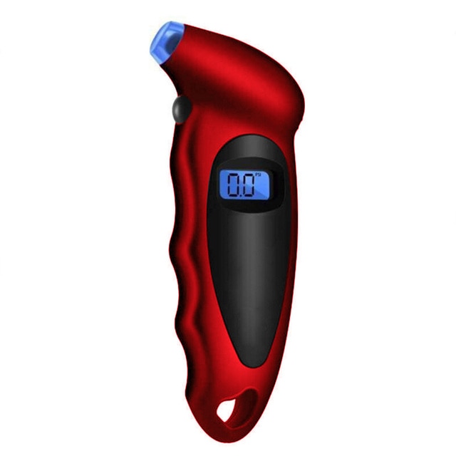 New Digital Tire Pressure Gauge Backlight LCD Tyre Air Monitoring Meter 150PSI image 2