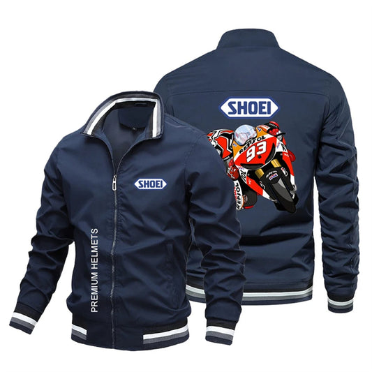 High-end fashion SHOEI Motorcycle Racing Marquez Men's Jacket Casual Oversized  image 0
