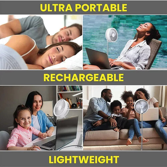 2-in-1 Adjustable Height 40 In. Unique Foldable And Portable Rechargeable Floor image 0