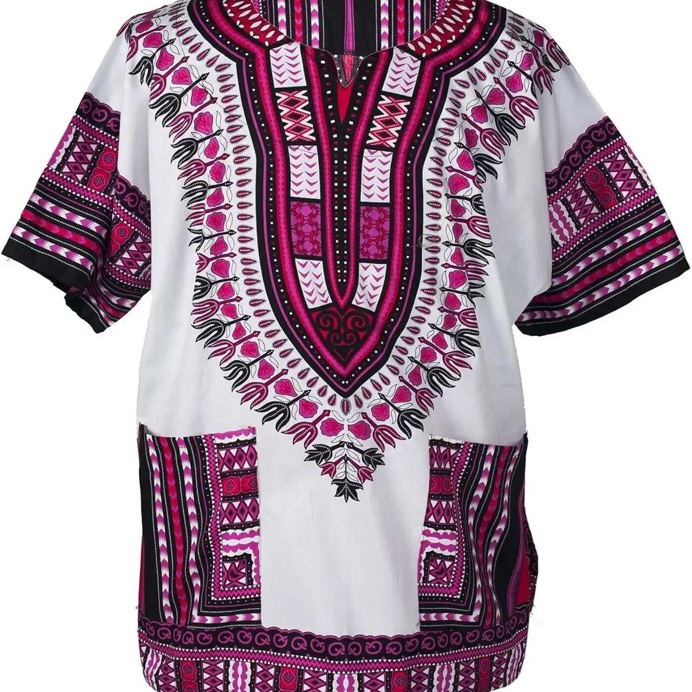 Traditional African Dashiki Shirt Tribal Hippie Style Variety Colors Perfect fo image 3
