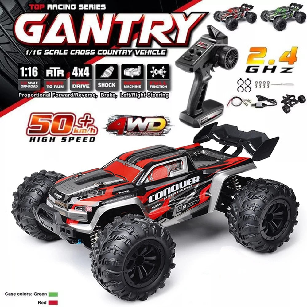 2023 New 1:16 Scale Large RC Cars 50km/h High Speed RC Cars Toys for Boys Remot image 1
