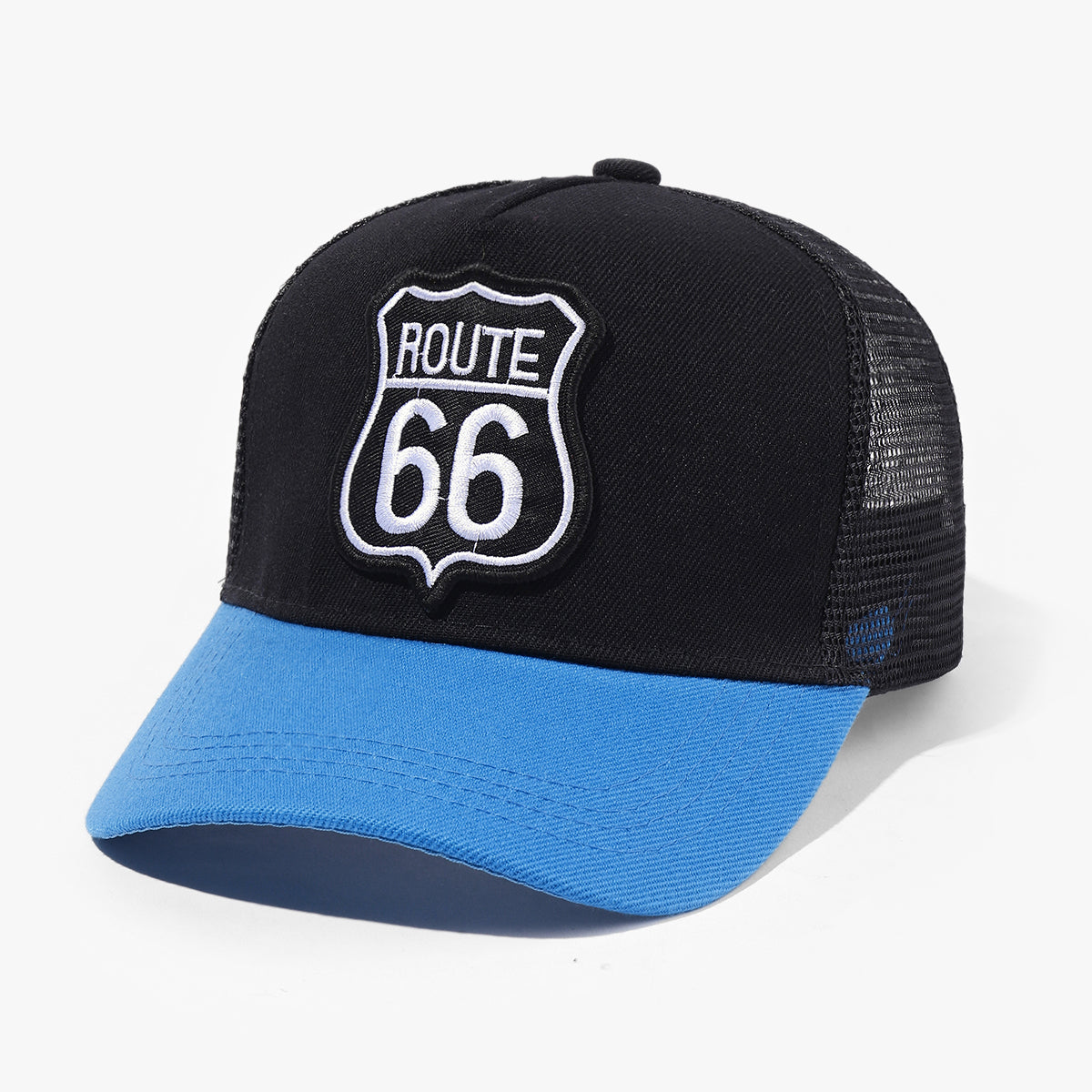ROUTE 66 Baseball Cap Spring Autumn  Mesh Snapbac Hat For Women Men Trucker Hat image 6