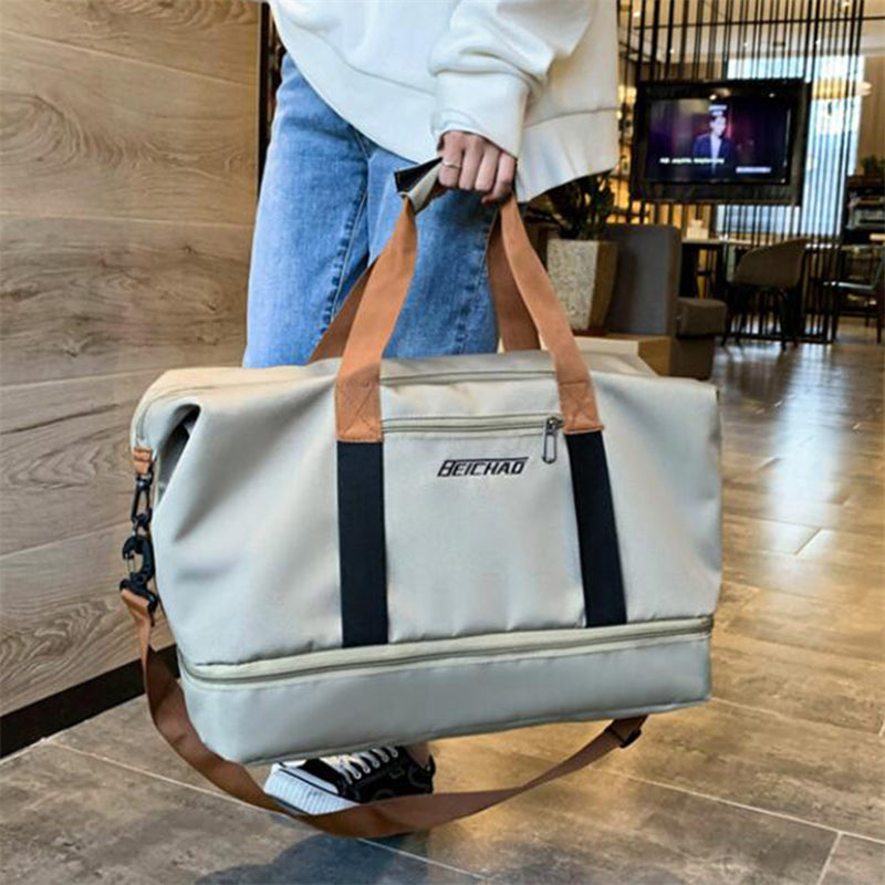 Travel Bag Male Female Large-Capacity Hand Luggage Dry-Wet Separation Sports Fi image 12