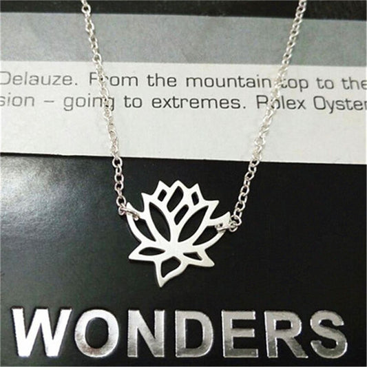 Fashion Buddhism Gold Color Chain Flower Lucky Yoga OM Lotus Bracelets For image 0