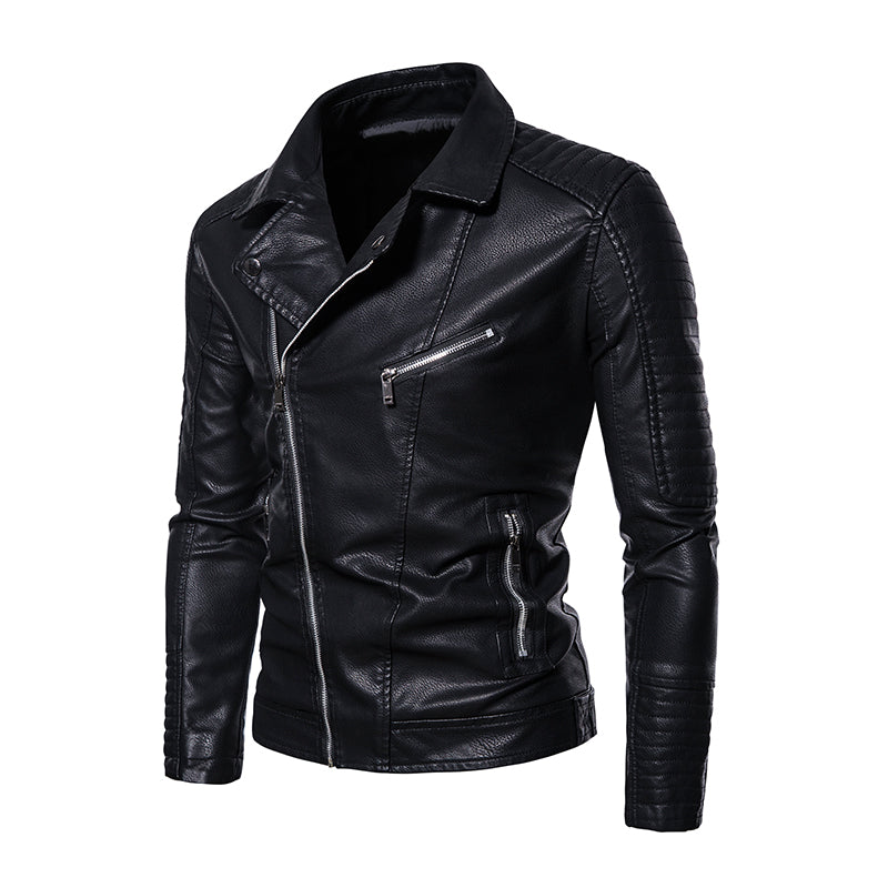 2023 New American Leather Coat Men's, Leather Jacket Men's Motorcycle Retro Tac image 0