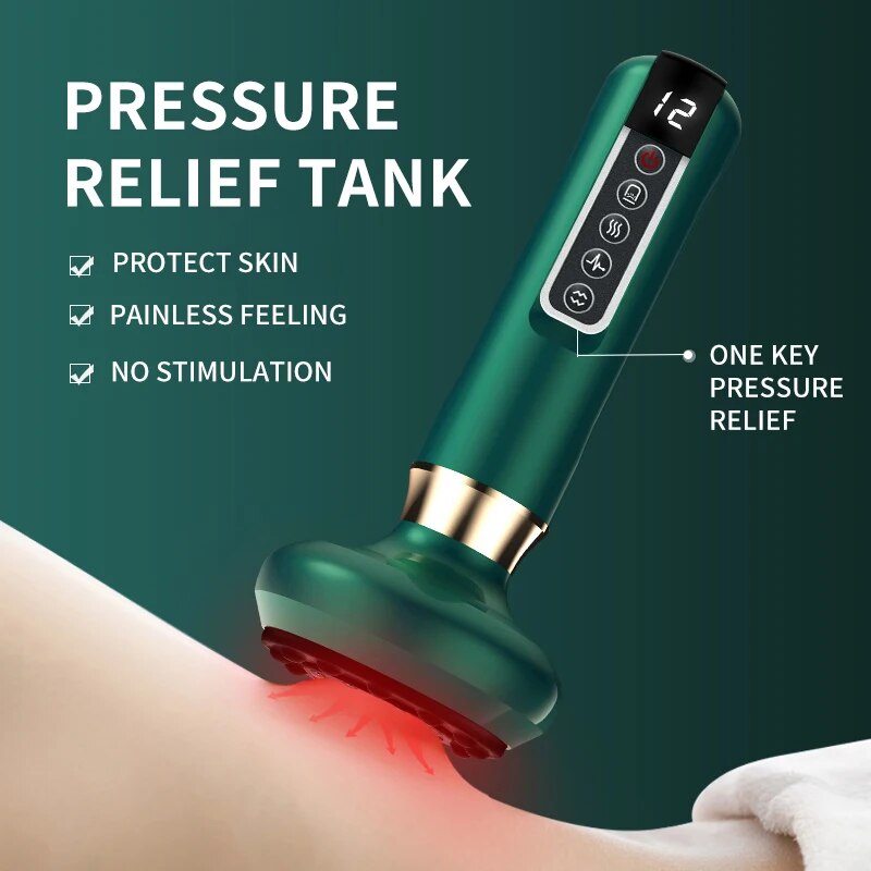 Scraping Infrared Heat Slimming Massage Tricolor Electric Scraping Instrument A image 14