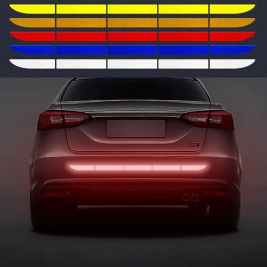 Waterproof Reflective Warning Tape for Car Trunk and Body - Decal Stickers, Car image 0