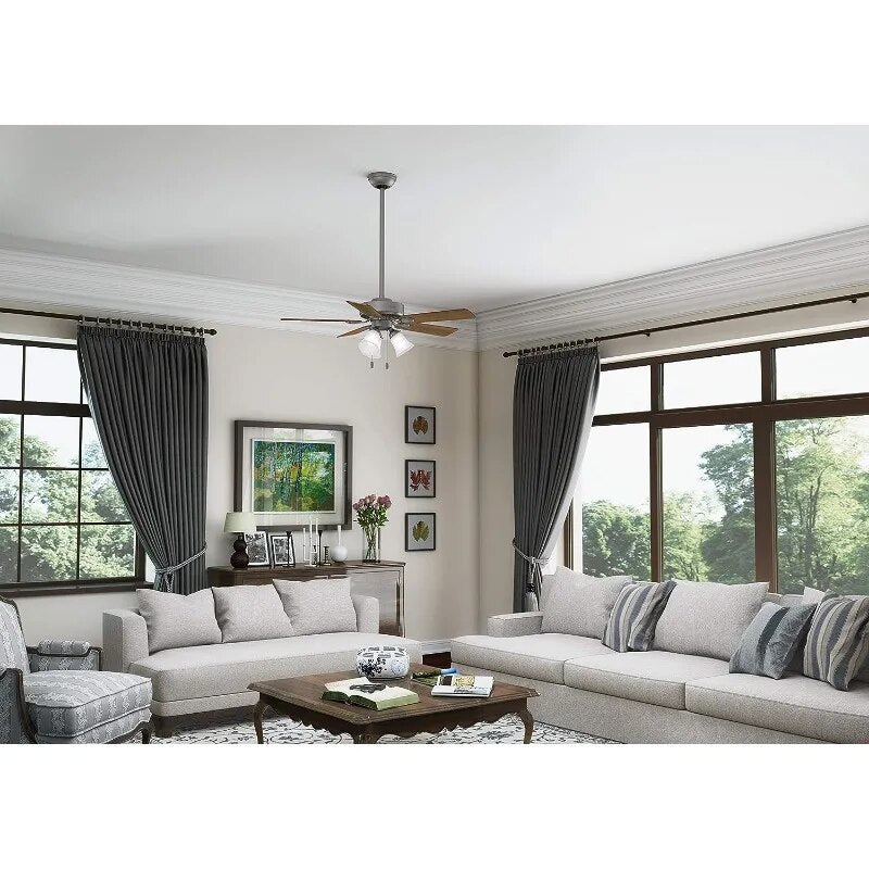 44 inch Swanson New Bronze Ceiling Fan with LED Light Kit and Pull Chain image 6