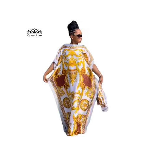 2023 New Style Fashion Oversize African Women Clothing Dubai Dashiki Abaya Free image 0
