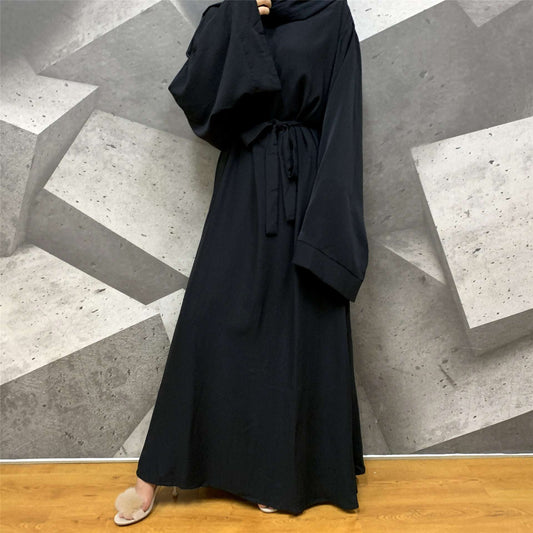Long Sleeve Dresses For Muslim Women Black Red American Canada Casual Summer Is image 0