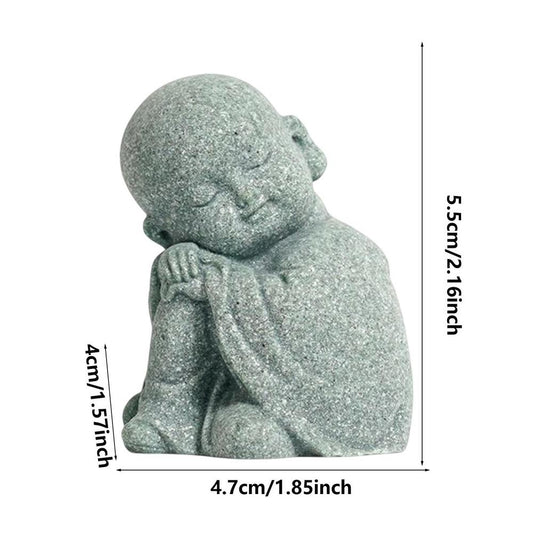 Baby Buddha Statue Buddha Statue For Kids Carefree Buddha Statue Cute Resin image 0