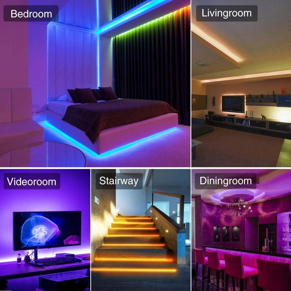 RGB 5050 Led Strip Lights Smart Home TV USB Wall Lamps Ramadan Decoration 2023 image 3