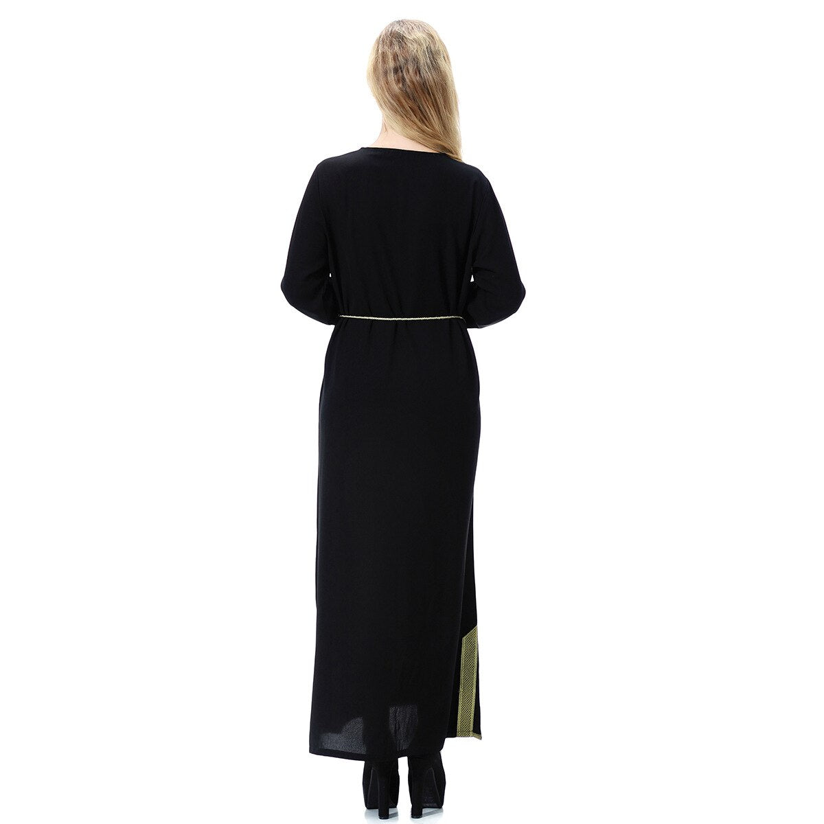 Ramadan Kaftan Dubai Abaya Long Sleeve Muslim African Dresses for Women image 3